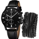 LP14 2026 Men's Luxury Large Quartz Watch Set with Bracelet Hot-Selling Mens Watch for Men Gift Reloj Montre Homme Cross-Border