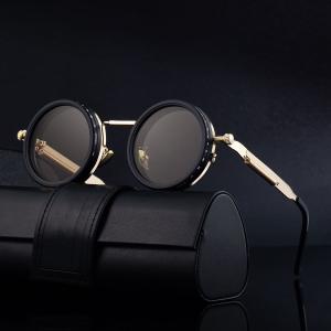 Partagas Retro Designer Custom Logo Round ND Rotary Adjustable Polarized Driving UV400 Shades Sun Glasses Sunglasses for Men