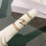 Korean Style Fashion New Simple Silver Plated Fadeless Open Gloss Ring Tight Curse Animal Fox Plane Ring Ring