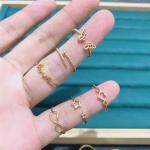 Korean Style Fashion New Simple Silver Plated Fadeless Open Gloss Ring Tight Curse Animal Fox Plane Ring Ring
