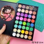 Cross-border pearlescent 40-color eye shadow plate foreign trade logo-free eye shadow plastic this Europe and the United States hot in stock earth color beauty makeup