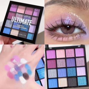 Miss lara jam sixteen color eyeshadow plate