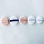 round dry powder makeup powder puff