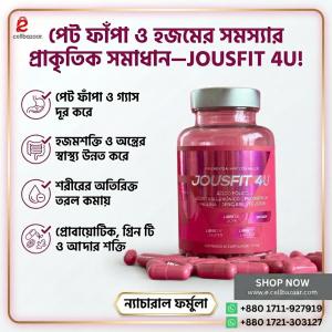 JOUSFIT 4U Dietary Supplement (Folic Acid, Hyaluronic Acid, Probiotics, Inulin, Ginger & Green Tea)