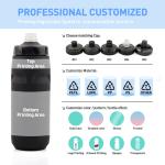 Factory Direct Plastic Squeeze Water Bottle 710ml Cycling Sports Bottle Custom Logo Bottle for Gym Fitness Outdoor Easy Clean
