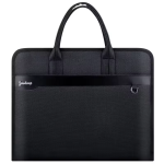Men's Large Capacity Soft Oxford Handbag Waterproof Office Briefcase for Meetings and Business Documents File Bag for Laptop