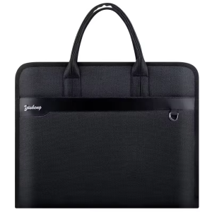 Men's Large Capacity Soft Oxford Handbag Waterproof Office Briefcase for Meetings and Business Documents File Bag for Laptop