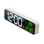 Smart digital display night light digits led display date temperature indoor wall clock