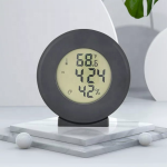 Mini Accurate Digital Thermo Hygrometer LCD Display Requires AAA Battery Indoor/Outdoor Use for Home Office Greenhouse