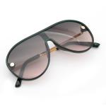 VIFF HP20056 Deep Green Pilot Women Sun Glasses Retro Vintage Oversized Sunglasses 2026