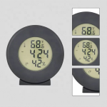 Mini Accurate Digital Thermo Hygrometer LCD Display Requires AAA Battery Indoor/Outdoor Use for Home Office Greenhouse