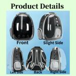 Portable Space Pet Backpack Carrier Transparent Capsule Design Large Capacity Breathable for Small Dogs Cats