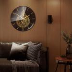 12-Inch Battery-Operated Single Face Acrylic Wall Clock Creative Fashion Decorative Promotional Home Decor with Needle Display