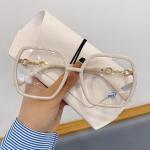 Hot Sales Plain Glass Spectacles Black Full Frame Sunglasses Anti Blue Light Eyeglass Frame for Unisex