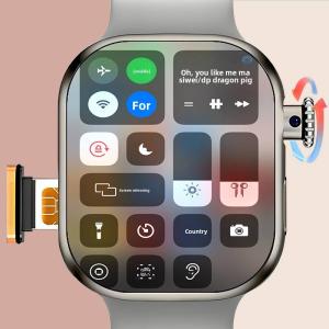 Shenzhen Huaqiang North Square Aluminum Alloy Silicone Smart Watch TFT Display Heart Rate Monitoring Wireless Charging