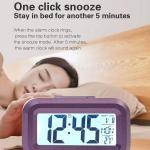 Hot Selling Manufacture with Mini Date Temperature Timer Office Bedroom Study Alarm Clocks Smart Table Night Light Clock