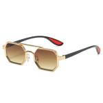 Hot Sales Vintage Alloy Custom Shades Square Punk Glasses Men Driving Rectangle Sunglasses Men Sunglasses