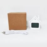 New Promotion Cute Alarm Night Smart Nightstand Small Table Large Bedside Digital Calendar House Clock Design for Teen Girl Gift
