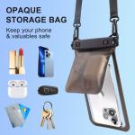 Universal Waterproof Smartphone Pouch Beach Essentials Dry Bag for Phone Swim & Dive Accessories