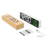 Smart digital display night light digits led display date temperature indoor wall clock