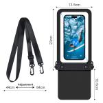Universal Waterproof Smartphone Pouch Beach Essentials Dry Bag for Phone Swim & Dive Accessories