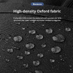 Men's Large Capacity Soft Oxford Handbag Waterproof Office Briefcase for Meetings and Business Documents File Bag for Laptop