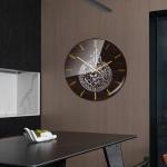 12-Inch Battery-Operated Single Face Acrylic Wall Clock Creative Fashion Decorative Promotional Home Decor with Needle Display