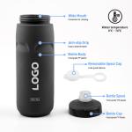 Factory Direct Plastic Squeeze Water Bottle 710ml Cycling Sports Bottle Custom Logo Bottle for Gym Fitness Outdoor Easy Clean