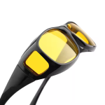 2026 New Arrivals Night Driver Driving clear Vision Protective Glasses Yellow Windproof Mirror Night Vision Mirror