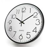 Decorative Mute Quartz Wall Watch Modern Design Creative Home Decor Plastic Circular Hanging Wall Clock