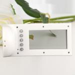 EMAF Kitchen Indoor Mini Portable Wholesales Plastic Weather Station Desk Alarm Clock with Humidity and Temperature