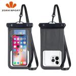 Transparent Waterproof Mobile Phone Case with Lanyard Universal PVC Phone Bag Dry Bag for Swimming