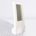 EMAF Kitchen Indoor Mini Portable Wholesales Plastic Weather Station Desk Alarm Clock with Humidity and Temperature