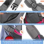 Large Capacity Breathable Dog Sling Bag Pet Carrier Front Mesh Cats for Outdoor Travel Pet Sling Carrier Soft