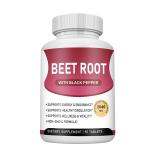 Beet Root with Black Pepper (2040 mg, Non-GMO Formula)