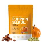 Cold Pressed Natural Pumpkin Seed Oil 1,000 mg (2-in-1 Formula with Saw Palmetto)