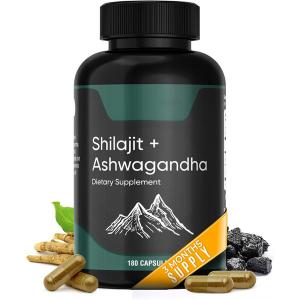 Shilajit + Ashwagandha Dietary Supplement (3 Months Supply)